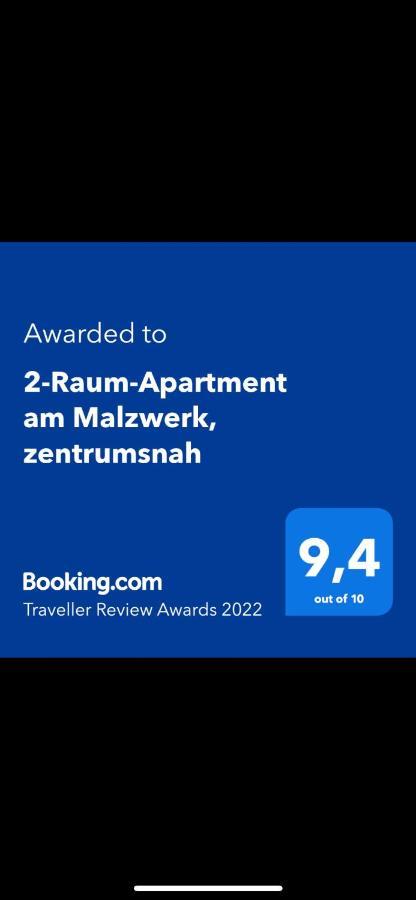 2-Raum-Apartment am Malzwerk, zentrumsnah Erfurt Exterior foto